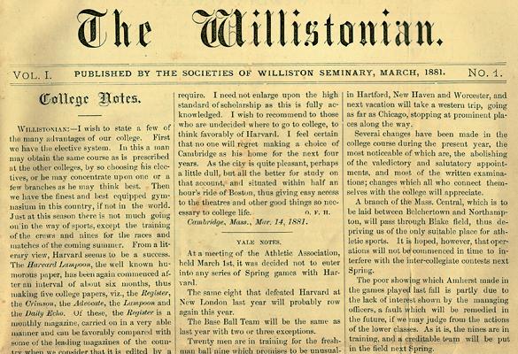 This isn’t just any edition of The Willistonian…