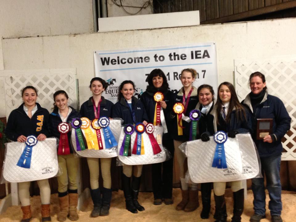 Part of the Williston-Fuller IEA team at Regionals last winter.
