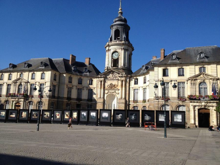The Town Hall in Rennes, France.