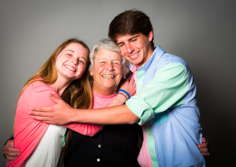 Anthony Aquadro '15 and Natalie Aquadro '17 on Grandparents' Day last year.