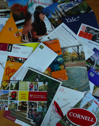 A plethora of college marketing letters and brochures will be arriving at the doorsteps of rising seniors this summer.