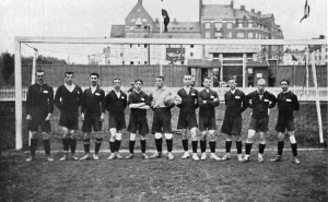 Russian Empire Football Team at the 1912 Summer Olympics. 