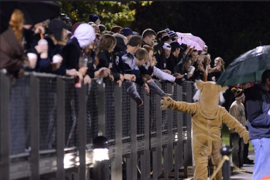 This is the Williston student section at the Girls' Varsity Soccer game earlier this year. Courtesy of Williston Flickr