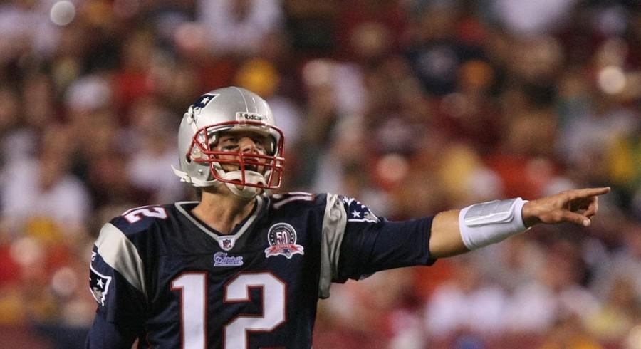 Photo of Tom Brady during an NFL game.