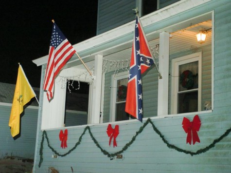 Confederate Flag outside a home in Easthampton, MA.