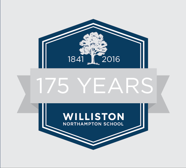 The logo for Williston's 175 year celebration.