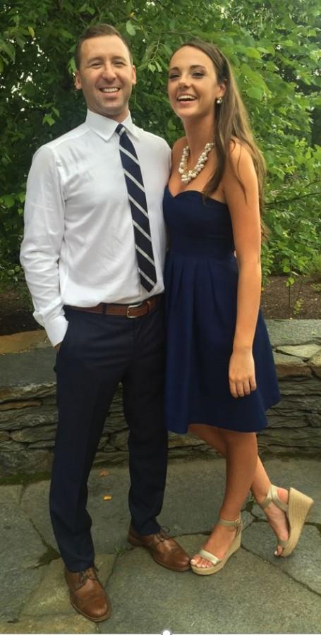 Makenna Hambley '17 and her brother, Jeffrey, at his wedding. Courtesy of Makenna Hambley '16