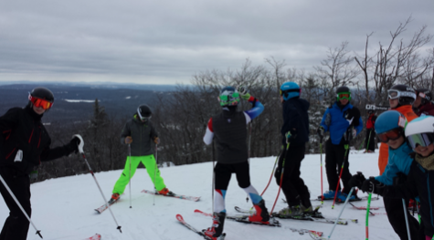 Both teams were able to enjoy a day of free skiing on Tuesday before the race on Wednesday.