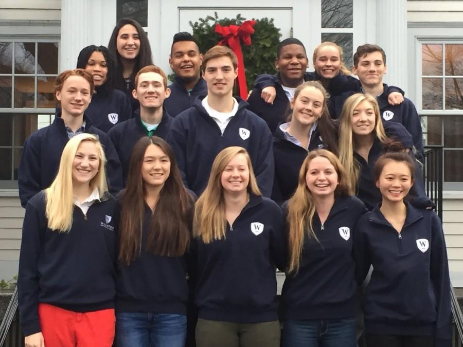 16 of the 20 Admissions Tour Guides for the 2015/2016 School year.
