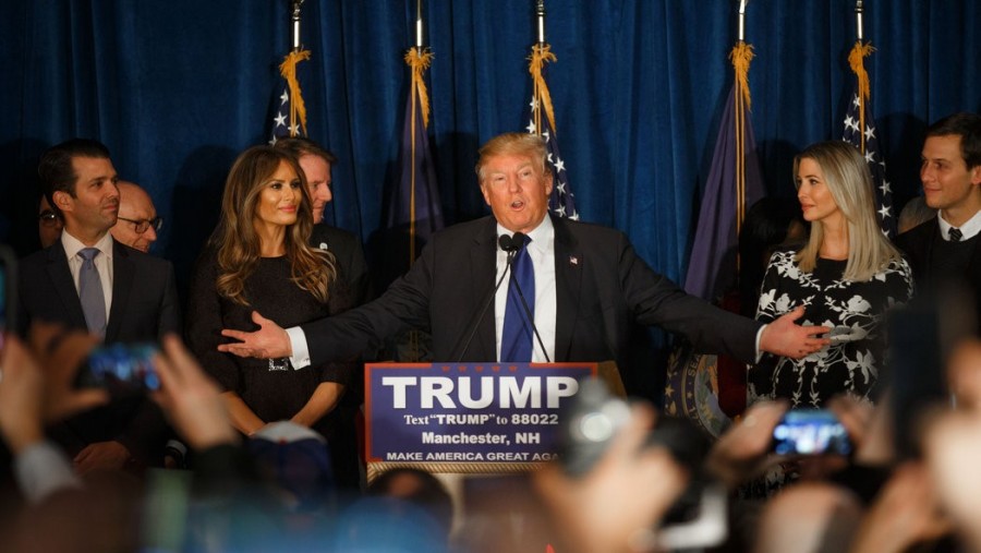 On Tuesday, DOnald Trump won the New Hampshire Republican primary,