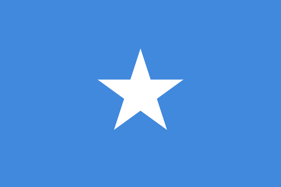 The National Flag of Somalia
Credit: Wikimedia