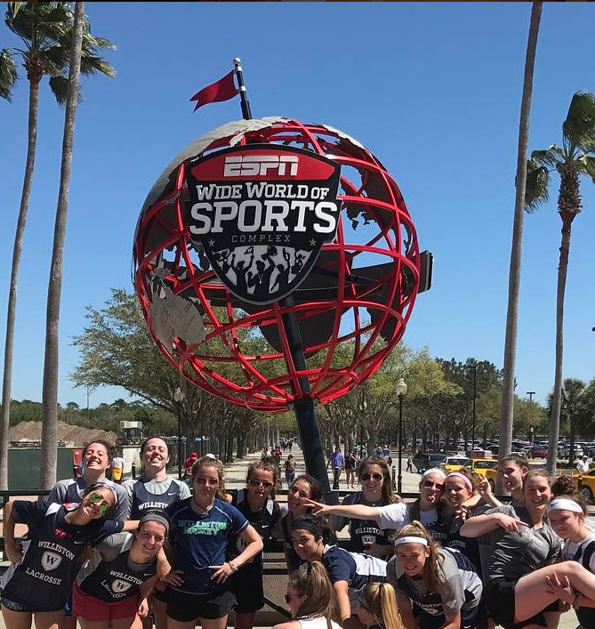 The+Girls%E2%80%99+Lacrosse+Team+at+the+ESPN+Wide+World+of+Sports+in+Orlando%2C+Florida.%0APhoto+Courtesy+of+Williston+Girls%E2%80%99+Lacrosse+Instagram+%40willygvlacrosse%0A