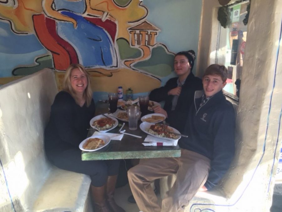 The two-person Latin IV class took a field trip to a Greek restaurant in Northampton last year. Since there were only two people, there was more freedom to go on field trips and other excursions. 