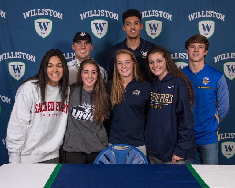 Seven+Seniors+Sign+to+Play+College+Sports