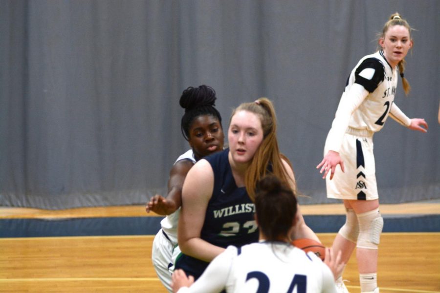 Senior Sarah Sullivan in a Dec. 5 game against St. Marks. Credit: Williston Flickr