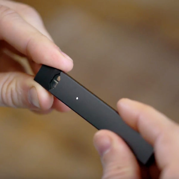 The Juul e-cigarette looks just like a flash drive. Credit: Juul