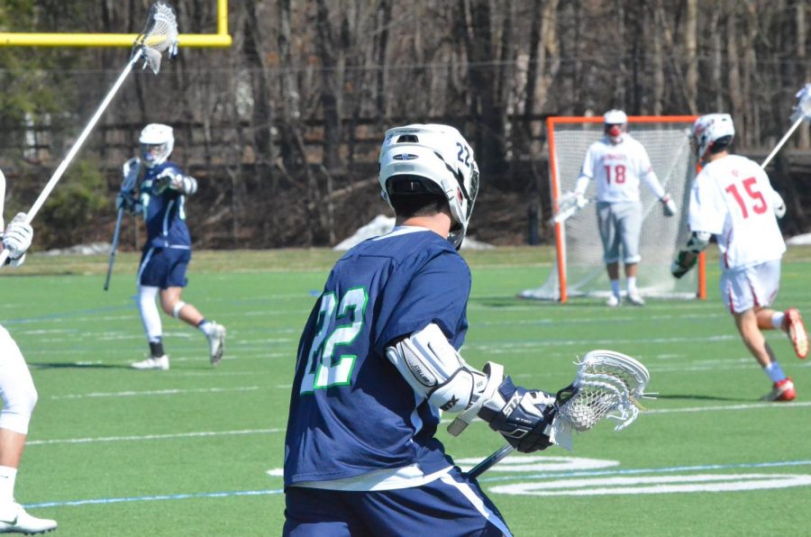 Mason Balch 18 in a 2018 game against Gunnery. Credit: Williston Flickr