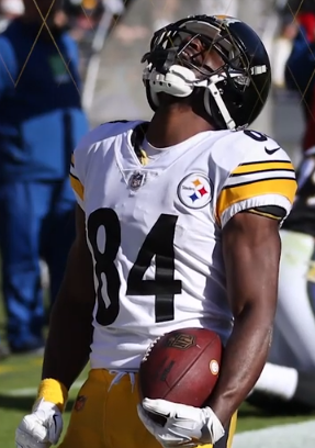 Antonio Brown in 2018. Credit: Creative Commons