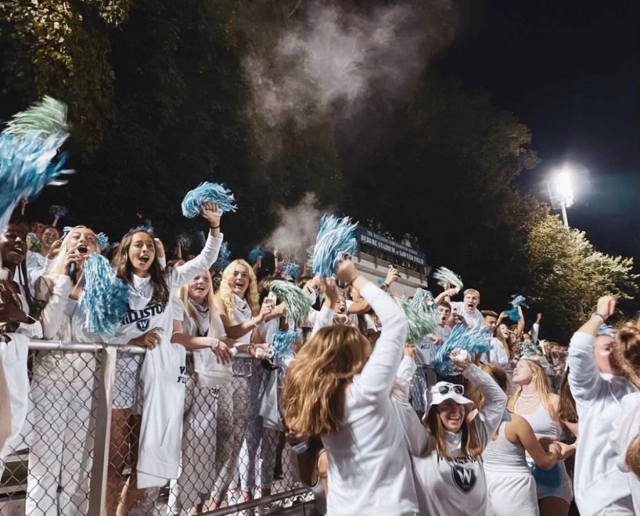 Student Energy Keeps Spirits High at Homecoming Football Game