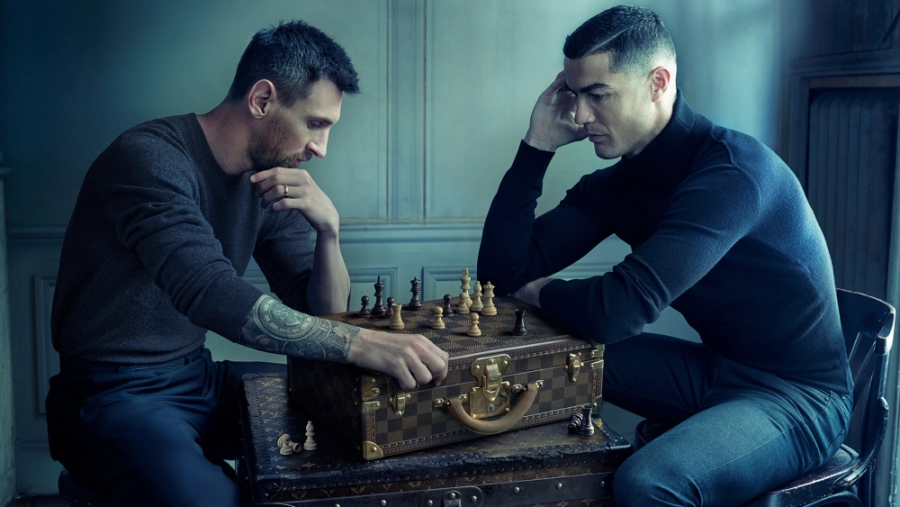 Messi And Ronaldo Chess Png FIFA World Cup Qatar 2022 png - Free