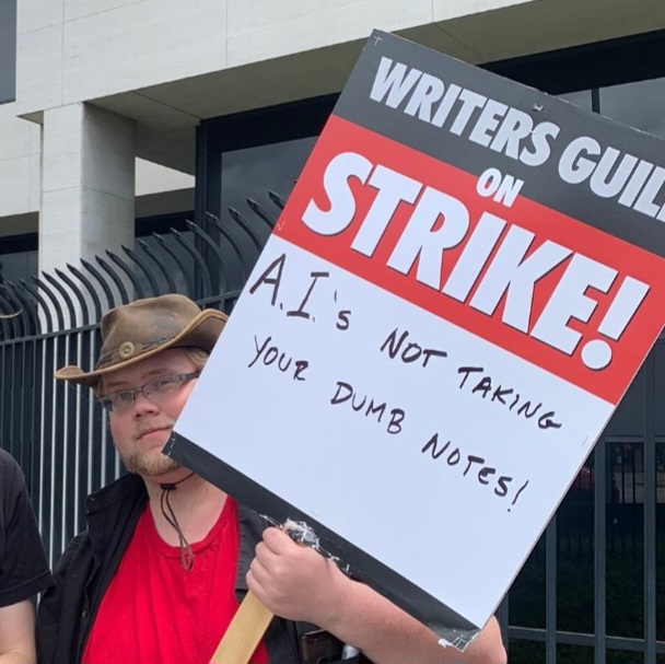 Writers+Strike+Nears+its+First+Month