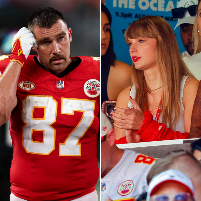 Travis+Kelce+and+Taylor+Swift+Spark+Dating+Rumors